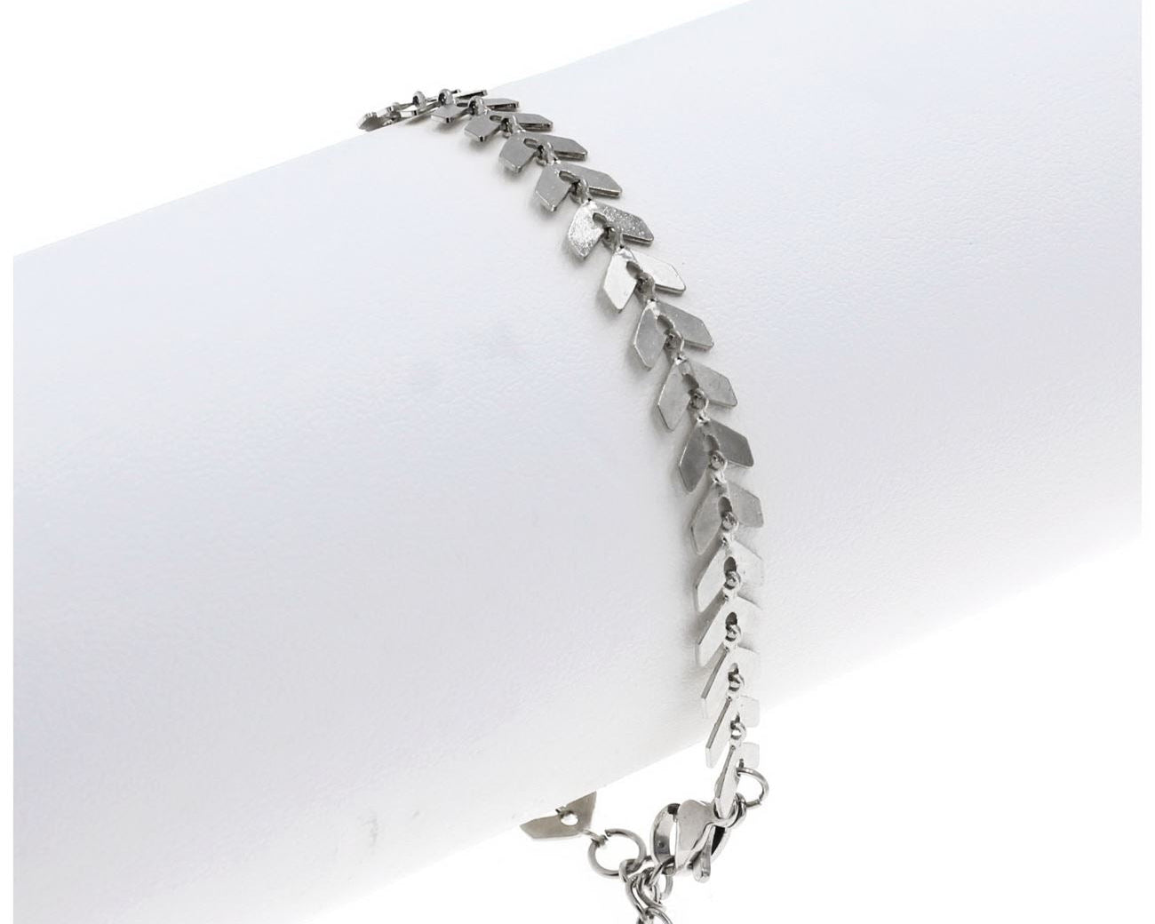 Ατσάλινο Βραχιόλι σε Σχήμα Βέλους - Ασημί | 7001006