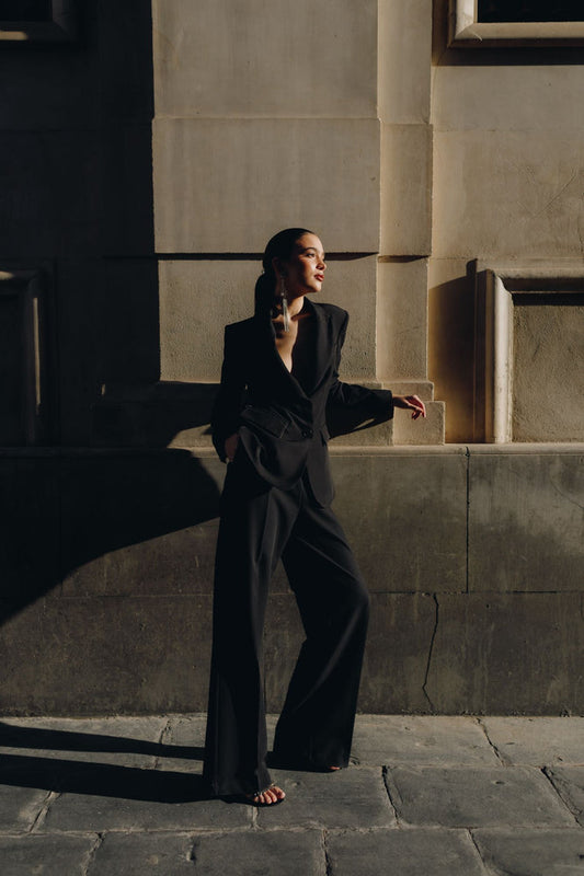 Κρεπ Παντελόνι με Πιέτες